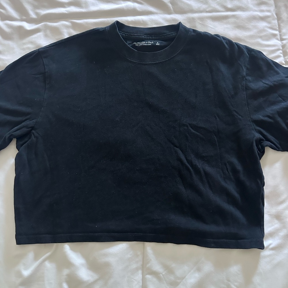 Abercrombie & Fitch Boxy Cropped Tee